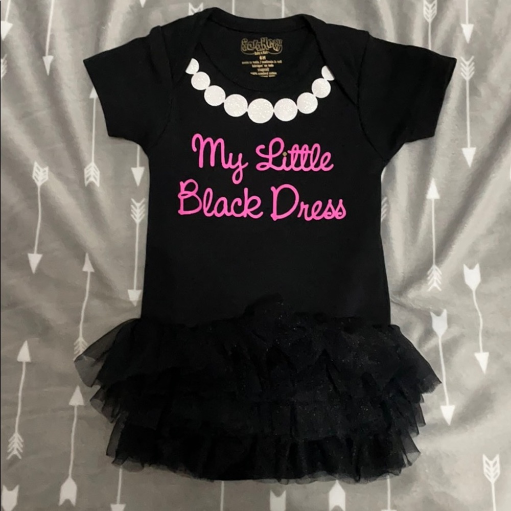 Sara Kety Little Black dress onesie